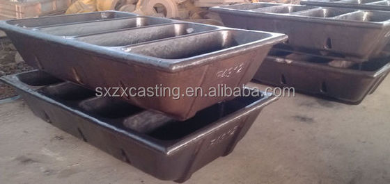 Bandeja para manejo de escoria resistente a la corrosión para la eficiencia en el manejo del proceso de fundición en arena