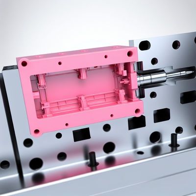 Molde de inyección rosa de fácil limpieza y óptima funcionalidad