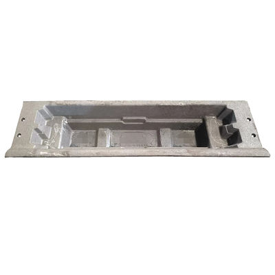 Gasificación de moldes de lingotes de grafito para talleres de aluminio