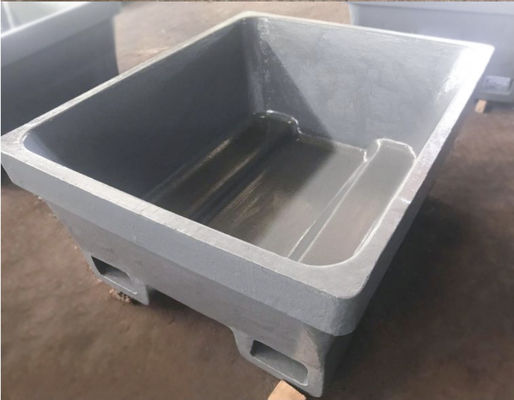 Los contenedores de escoria de prensa de basura sembraron moldes y moldes de lingotes