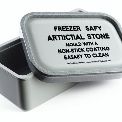 Molde de piedra artificial con recubrimiento antiadherente fácil de limpiar y limpiar