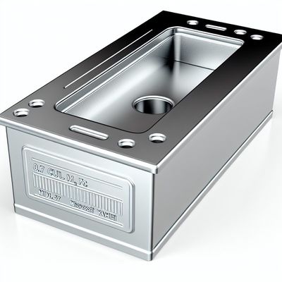 0.17 Molde de producto de aluminio cúbico para congelador seguro y duradero